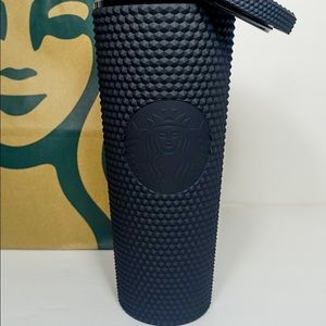 NEW Starbucks Black Studded Venti Tumbler